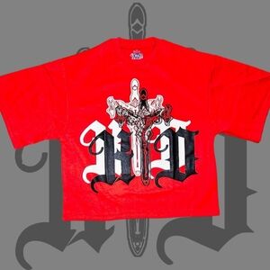 KWRL DESTINY "BOX CUTTA" Boxy Cut Tee (Red)